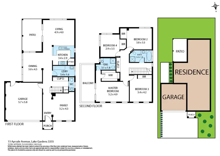 Floorplan of Homely house listing, 15 Ayrvale Avenue, Lake Gardens VIC 3355