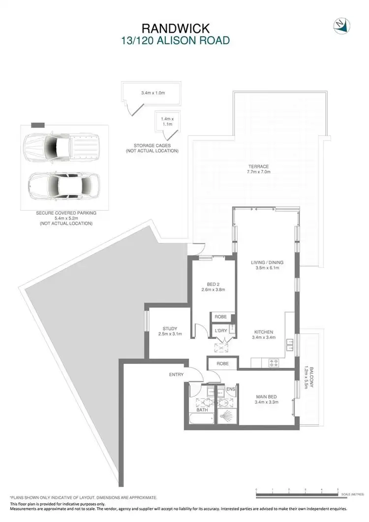 Floorplan of Homely apartment listing, 13/120 Alison Road, Randwick NSW 2031