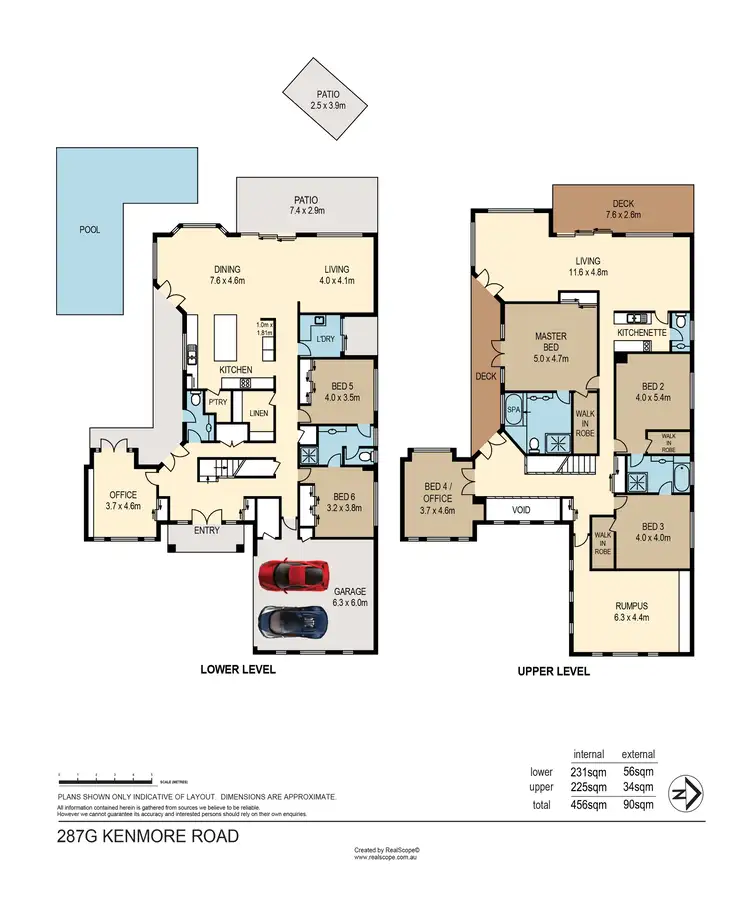 Floorplan of Homely house listing, 287G Kenmore Rd, Fig Tree Pocket QLD 4069