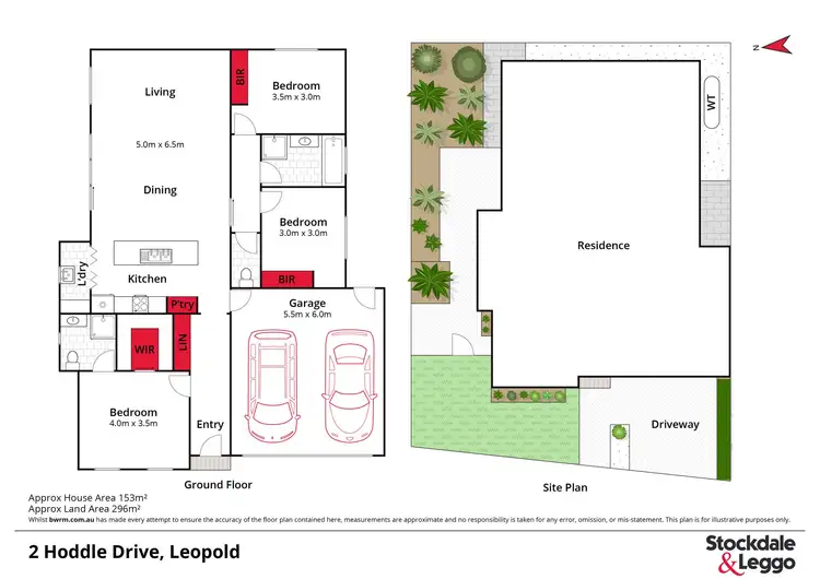 Floorplan of Homely house listing, 2 Hoddle Drive, Leopold VIC 3224
