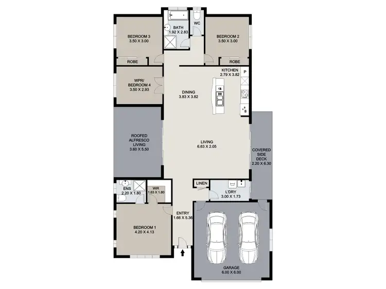 Floorplan of Homely house listing, 1 Beresford Circuit, Bracken Ridge QLD 4017