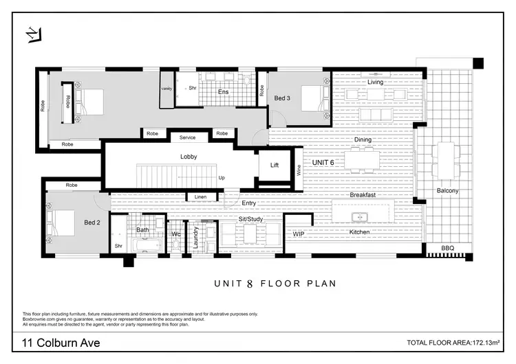 Floorplan of Homely townhouse listing, 8/11 Colburn Avenue, Victoria Point QLD 4165