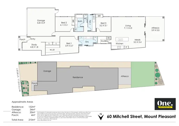 Floorplan of Homely house listing, 60 Mitchell Street, Mount Pleasant WA 6153