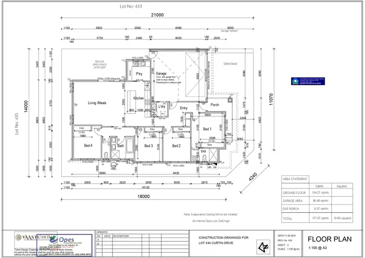 Floorplan of Homely house listing, 52 Curtin Drive, Deanside VIC 3336