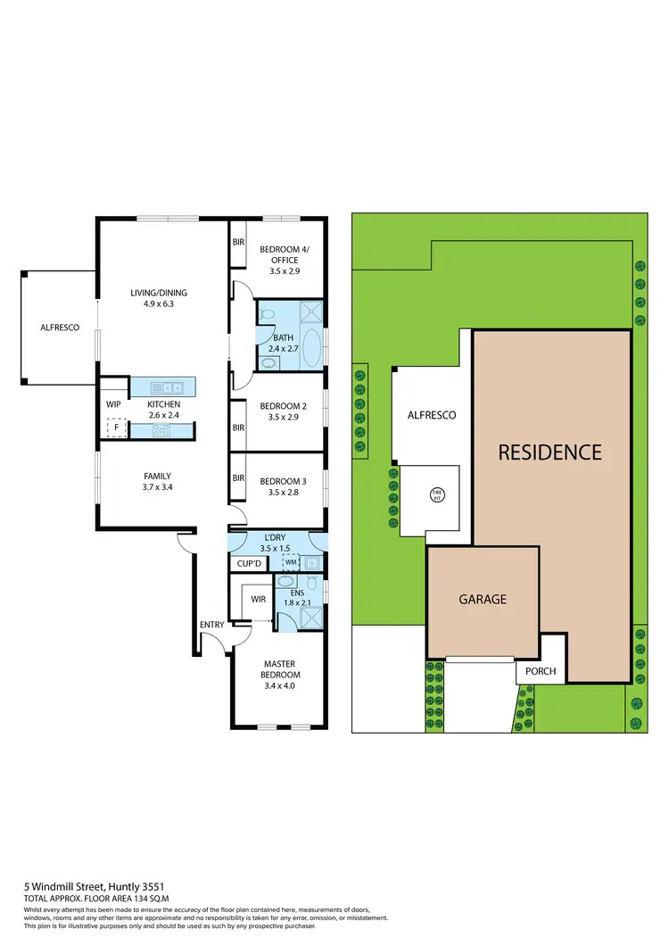 Floorplan of Homely house listing, 5 Windmill Street, Huntly VIC 3551
