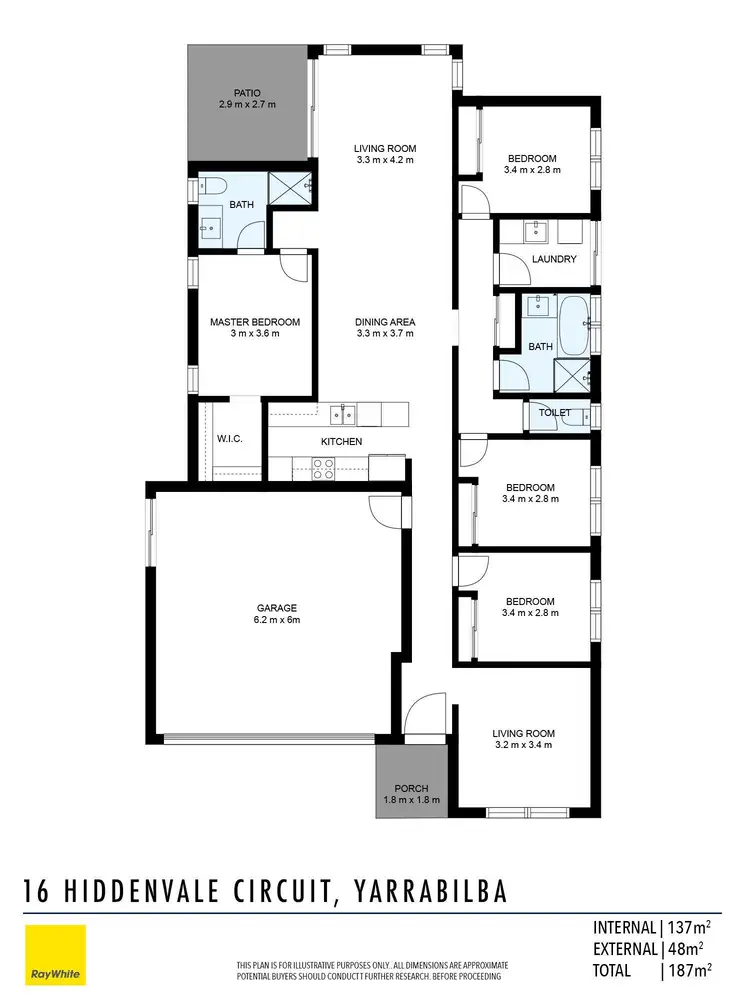 Floorplan of Homely house listing, 16 Hiddenvale Circuit, Yarrabilba QLD 4207