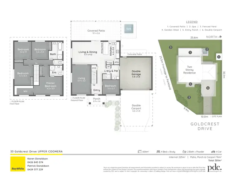 Floorplan of Homely house listing, 33 Goldcrest Drive, Upper Coomera QLD 4209