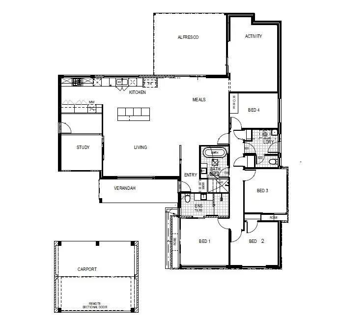 Floorplan of Homely house listing, 56 Allerton Way, Booragoon WA 6154