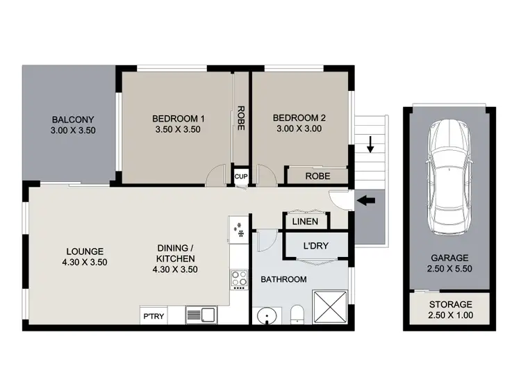 Floorplan of Homely apartment listing, 13/29 Saint Anthony Drive, Alexandra Hills QLD 4161