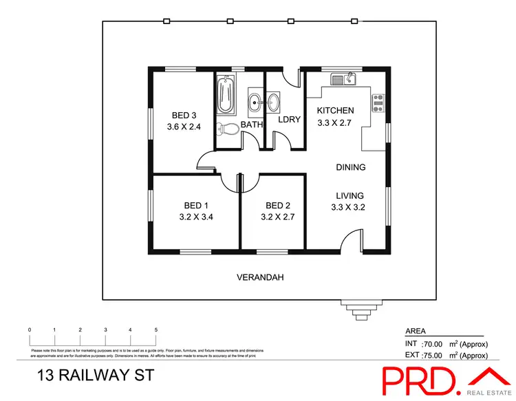 Floorplan of Homely house listing, 13 Railway Street, Tamworth NSW 2340