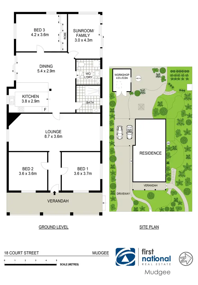 Floorplan of Homely house listing, 18 Court Street, Mudgee NSW 2850