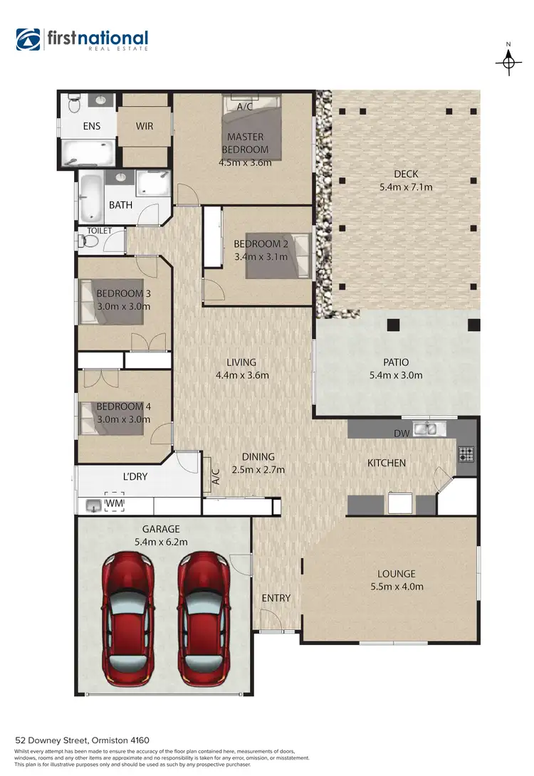 Floorplan of Homely house listing, 52 Downey Street, Ormiston QLD 4160