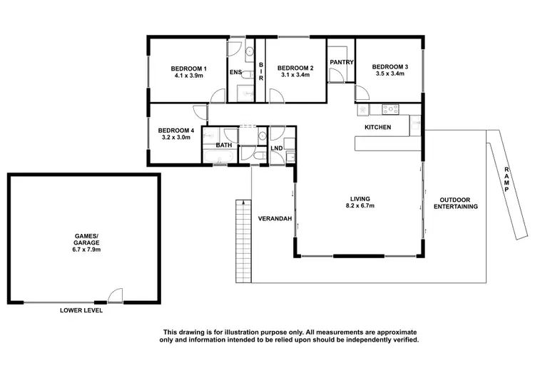 Floorplan of Homely house listing, 17 Woolundry Road, Robe SA 5276