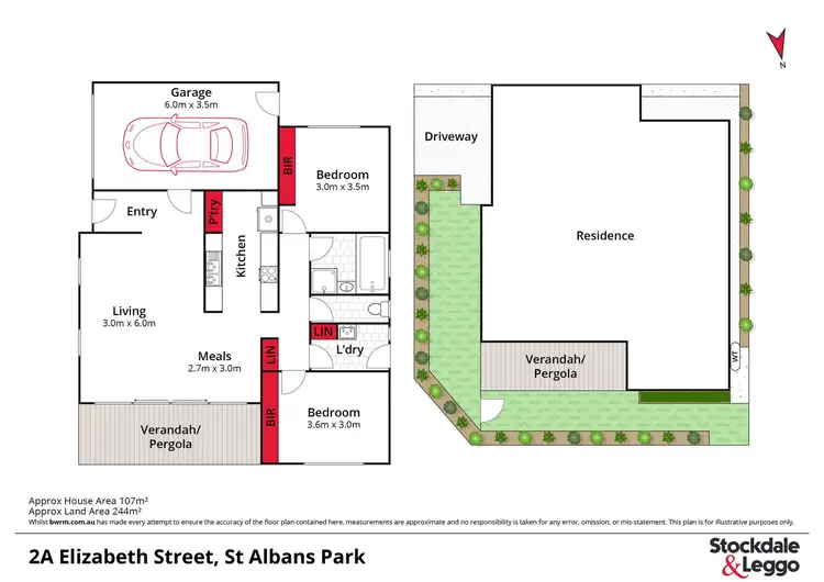 Floorplan of Homely house listing, 2A Elizabeth Street, St Albans Park VIC 3219