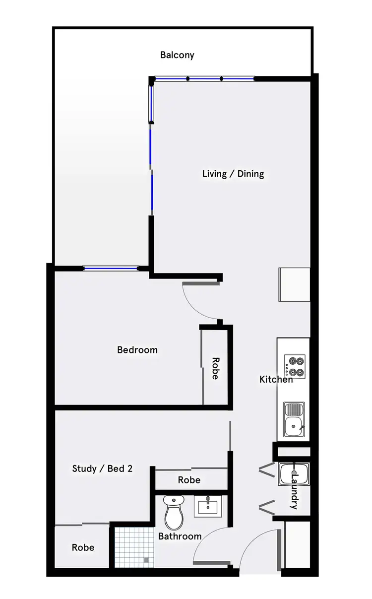Floorplan of Homely apartment listing, 66/3 Nevertire Street, Lawson ACT 2617