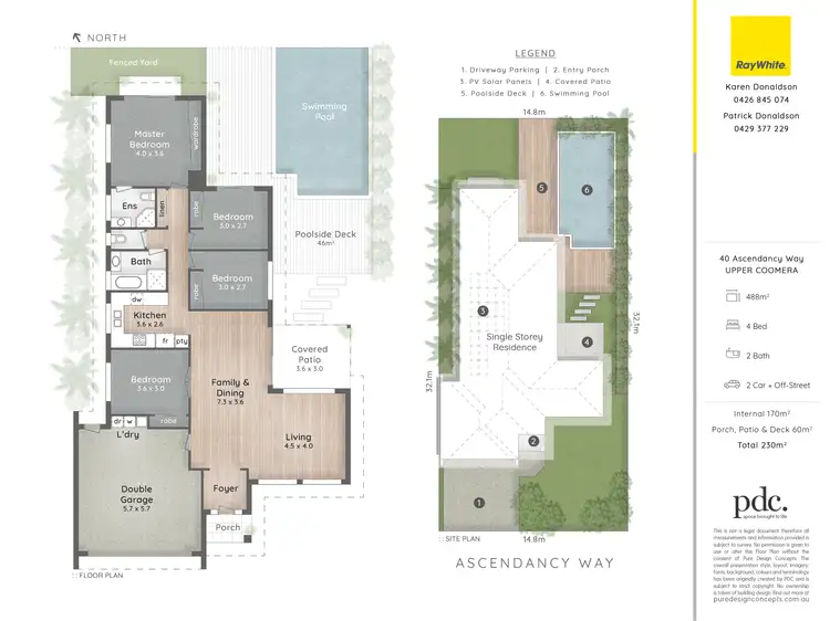Floorplan of Homely house listing, 40 Ascendancy Way, Upper Coomera QLD 4209