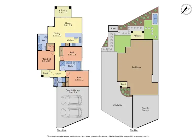 Floorplan of Homely unit listing, 3/1 Magdalena Place, Rowville VIC 3178