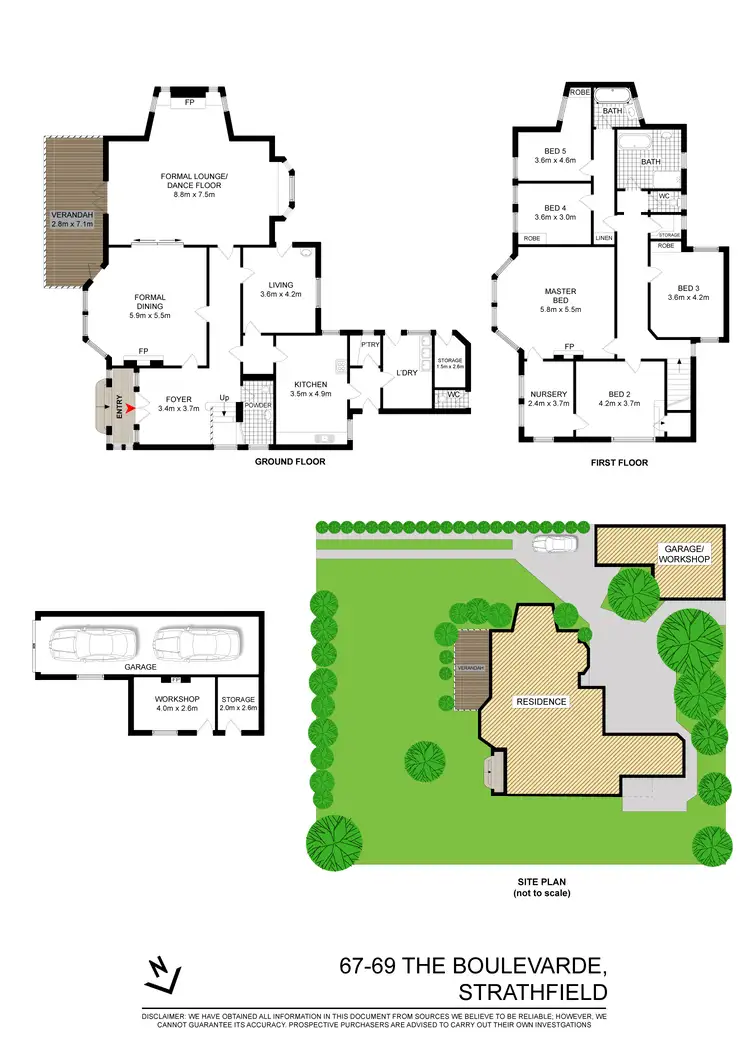 Floorplan of Homely house listing, 67-69 THE BOULEVARDE, Strathfield NSW 2135