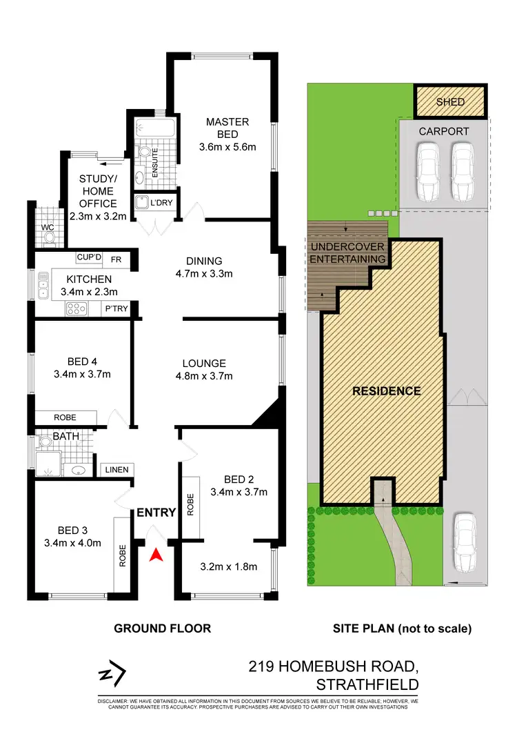Floorplan of Homely house listing, 219 HOMEBUSH ROAD, Strathfield NSW 2135
