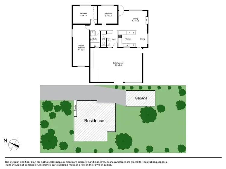 Floorplan of Homely house listing, 53 Westley Street, Ferntree Gully VIC 3156