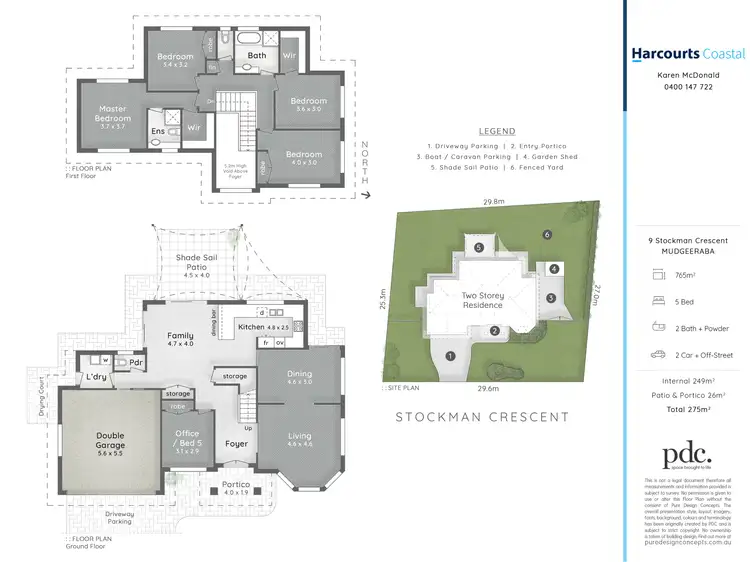 Floorplan of Homely house listing, 9 Stockman Crescent, Mudgeeraba QLD 4213