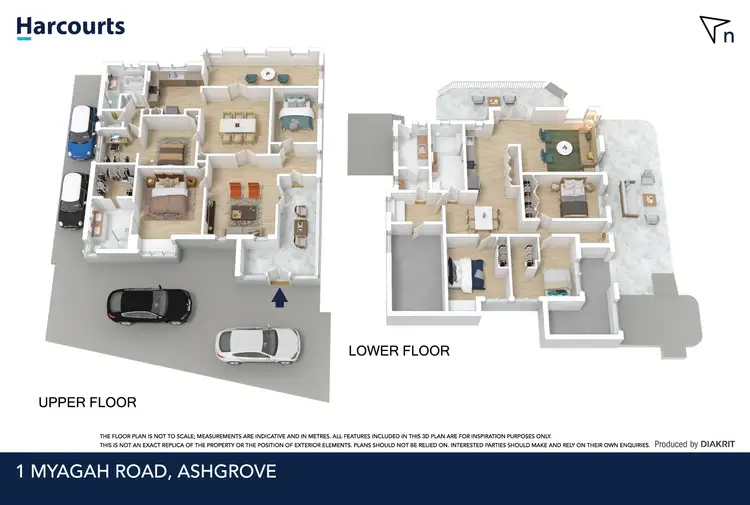 Floorplan of Homely house listing, 1 Myagah Road, Ashgrove QLD 4060
