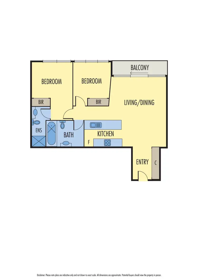 Floorplan of Homely apartment listing, 705/82 Queens Road, Melbourne VIC 3004
