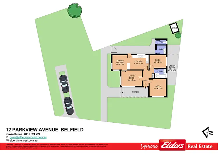 Floorplan of Homely house listing, 12 Parkview Avenue, Belfield NSW 2191