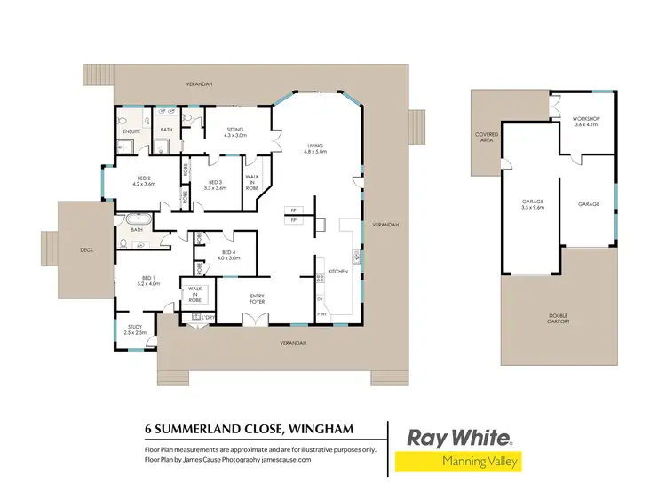 Floorplan of Homely house listing, 6 Summerland Place, Wingham NSW 2429