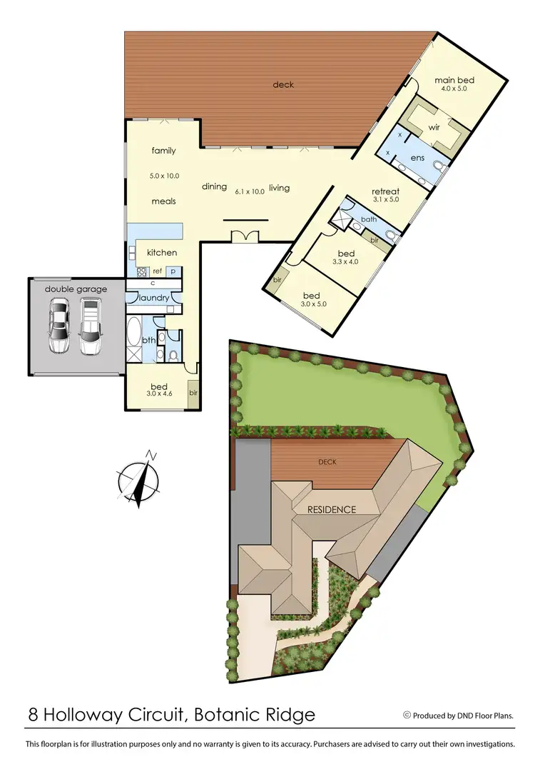 Floorplan of Homely house listing, 8 Holloway Circuit, Botanic Ridge VIC 3977