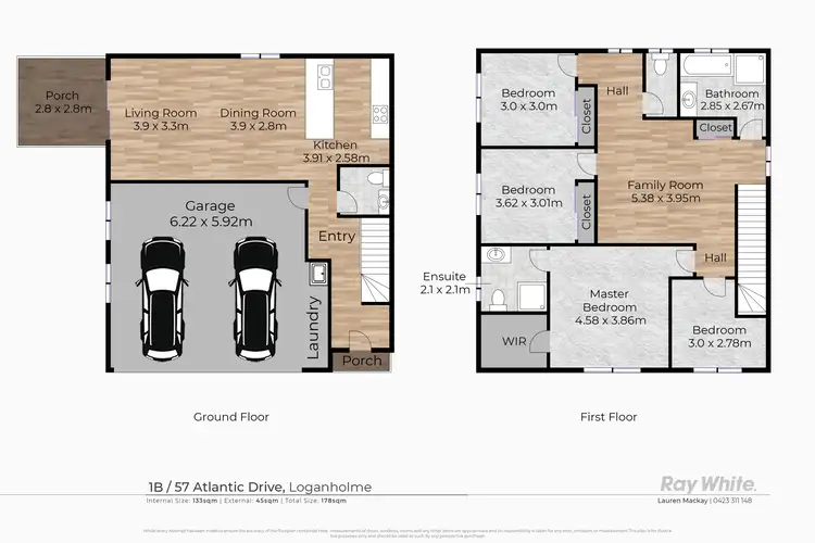 Floorplan of Homely house listing, 1/57B Atlantic Drive, Loganholme QLD 4129