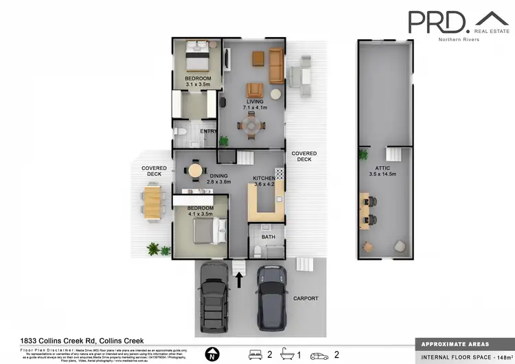 Floorplan of Homely rural property listing, 1833 Collins Creek Road, Collins Creek NSW 2474
