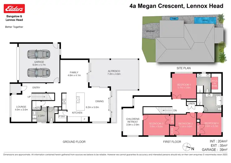 Floorplan of Homely house listing, 6/6 Megan Crescent, Lennox Head NSW 2478