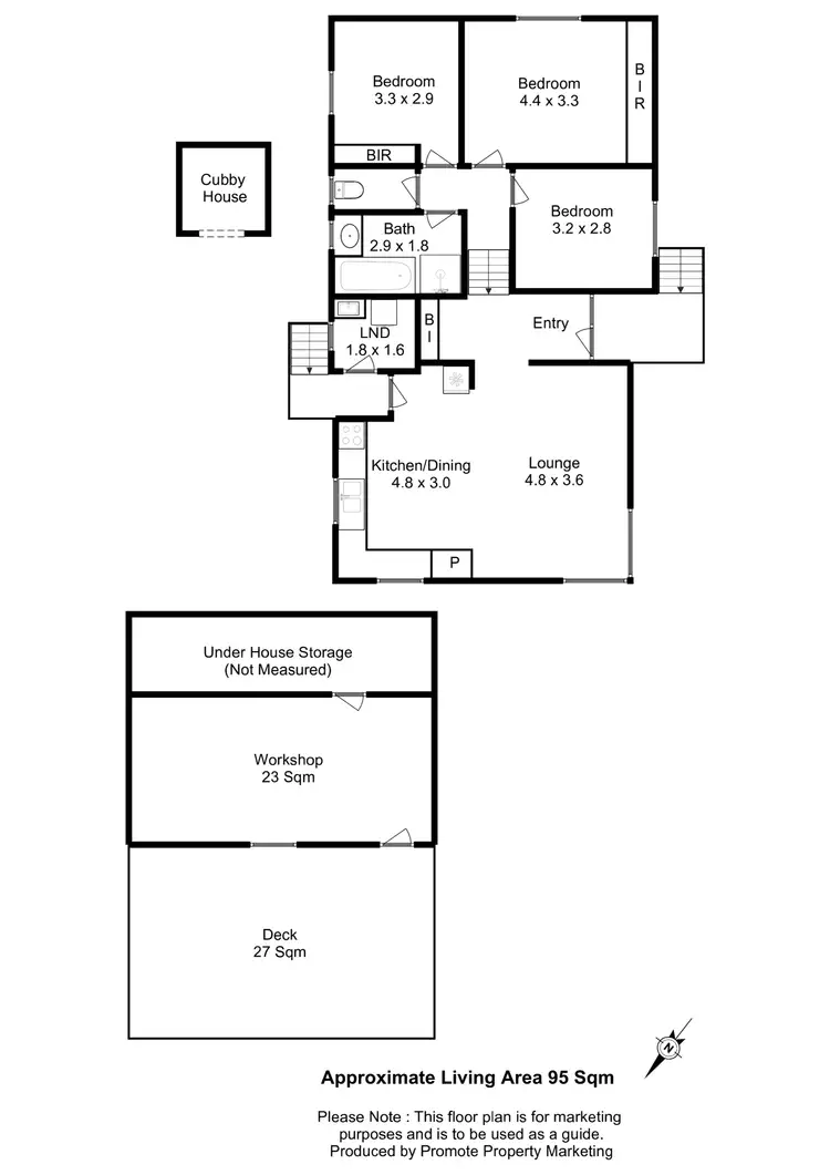 Floorplan of Homely house listing, 2/125a Currajong Street, Mornington TAS 7018