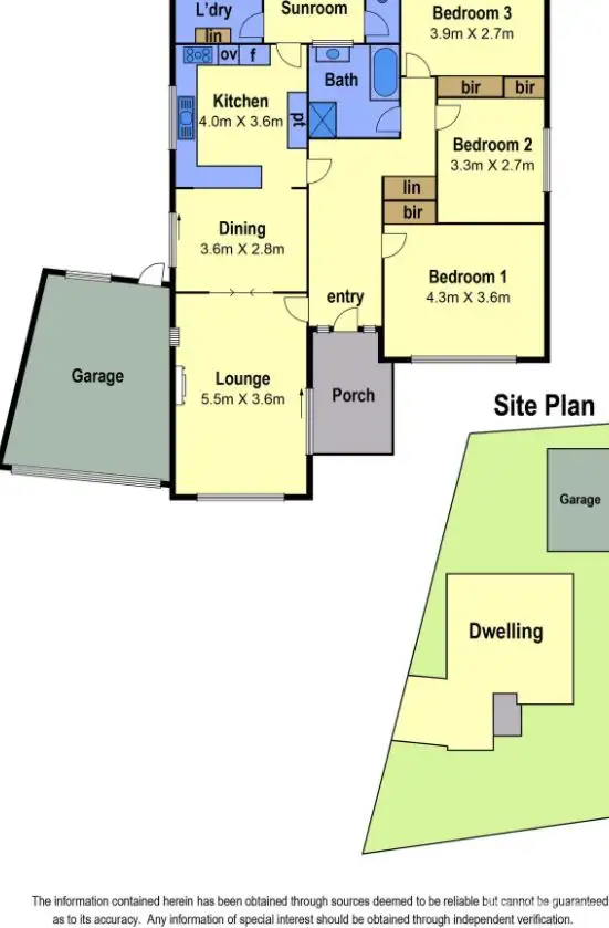 Floorplan of Homely house listing, 1 Liston Avenue, Reservoir VIC 3073