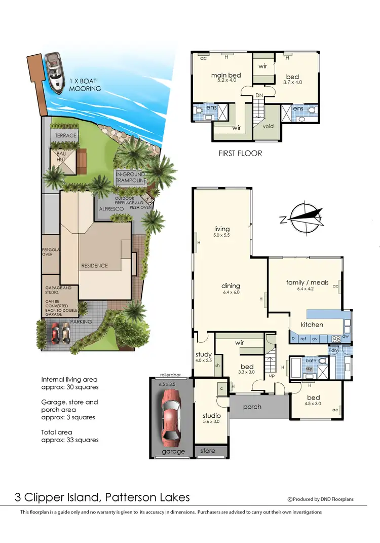 Floorplan of Homely house listing, 3 Clipper Island, Patterson Lakes VIC 3197