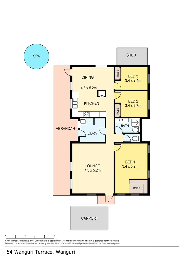 Floorplan of Homely house listing, 54 Wanguri Terrace, Wanguri NT 810