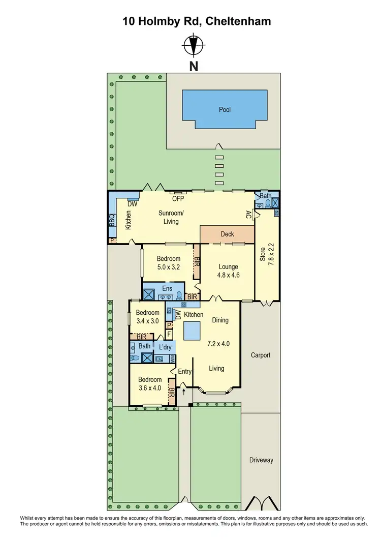 Floorplan of Homely house listing, 10 Holmby Road, Cheltenham VIC 3192