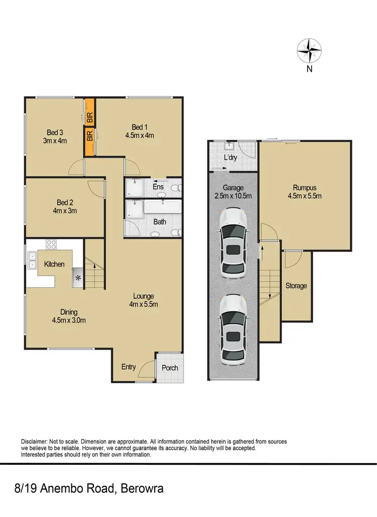 Floorplan of Homely townhouse listing, 8/19 Anembo Road, Berowra NSW 2081