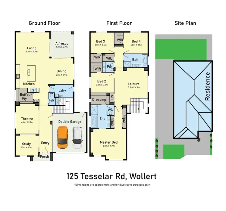 Floorplan of Homely house listing, 125 Tesselaar Road, Epping VIC 3076