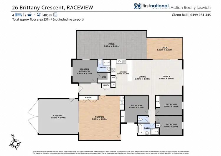 Floorplan of Homely house listing, 26 Brittany Crescent, Raceview QLD 4305