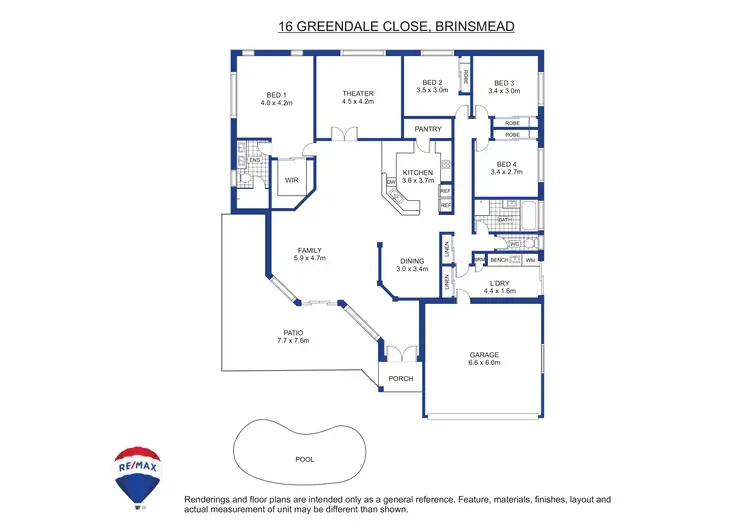Floorplan of Homely house listing, 16 Greendale Close, Brinsmead QLD 4870