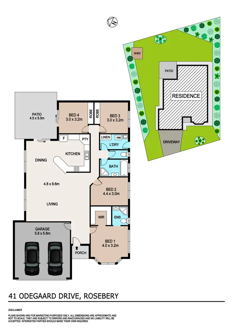 Floorplan of Homely house listing, 41 Odegaard Drive, Rosebery NT 832