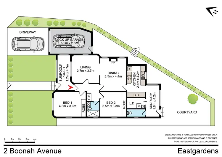 Floorplan of Homely house listing, 2 Boonah Avenue, Eastgardens NSW 2036