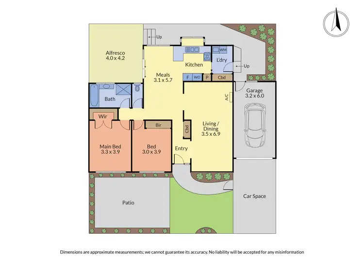 Floorplan of Homely unit listing, 1A Wickham Avenue, Forest Hill VIC 3131