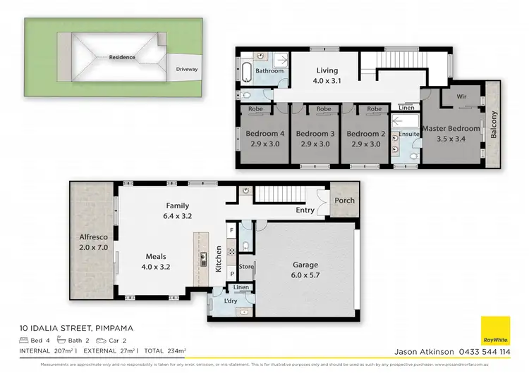 Floorplan of Homely house listing, 10 Idalia Street, Pimpama QLD 4209