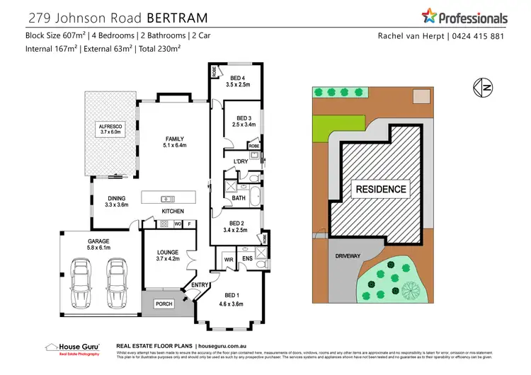 Floorplan of Homely house listing, 279 Johnson Road, Bertram WA 6167