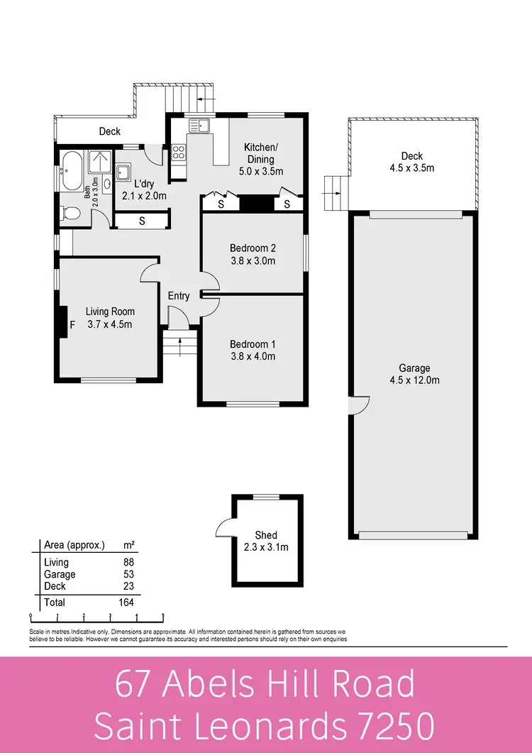 Floorplan of Homely house listing, 67 Abels Hill Road, St Leonards TAS 7250