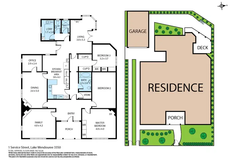 Floorplan of Homely house listing, 1 Service Street, Lake Wendouree VIC 3350