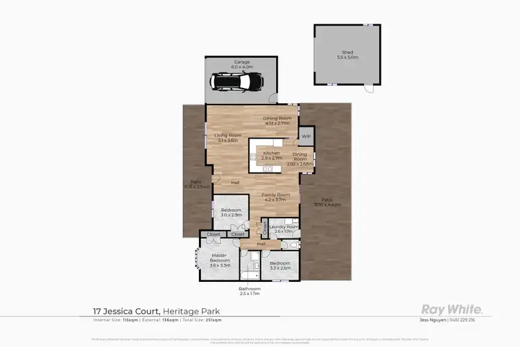 Floorplan of Homely house listing, 17 Jessica Court, Heritage Park QLD 4118